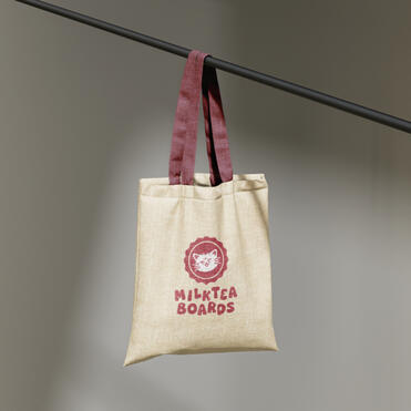 Milkteaboards tote bag